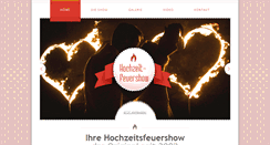 Desktop Screenshot of hochzeit-feuershow.de